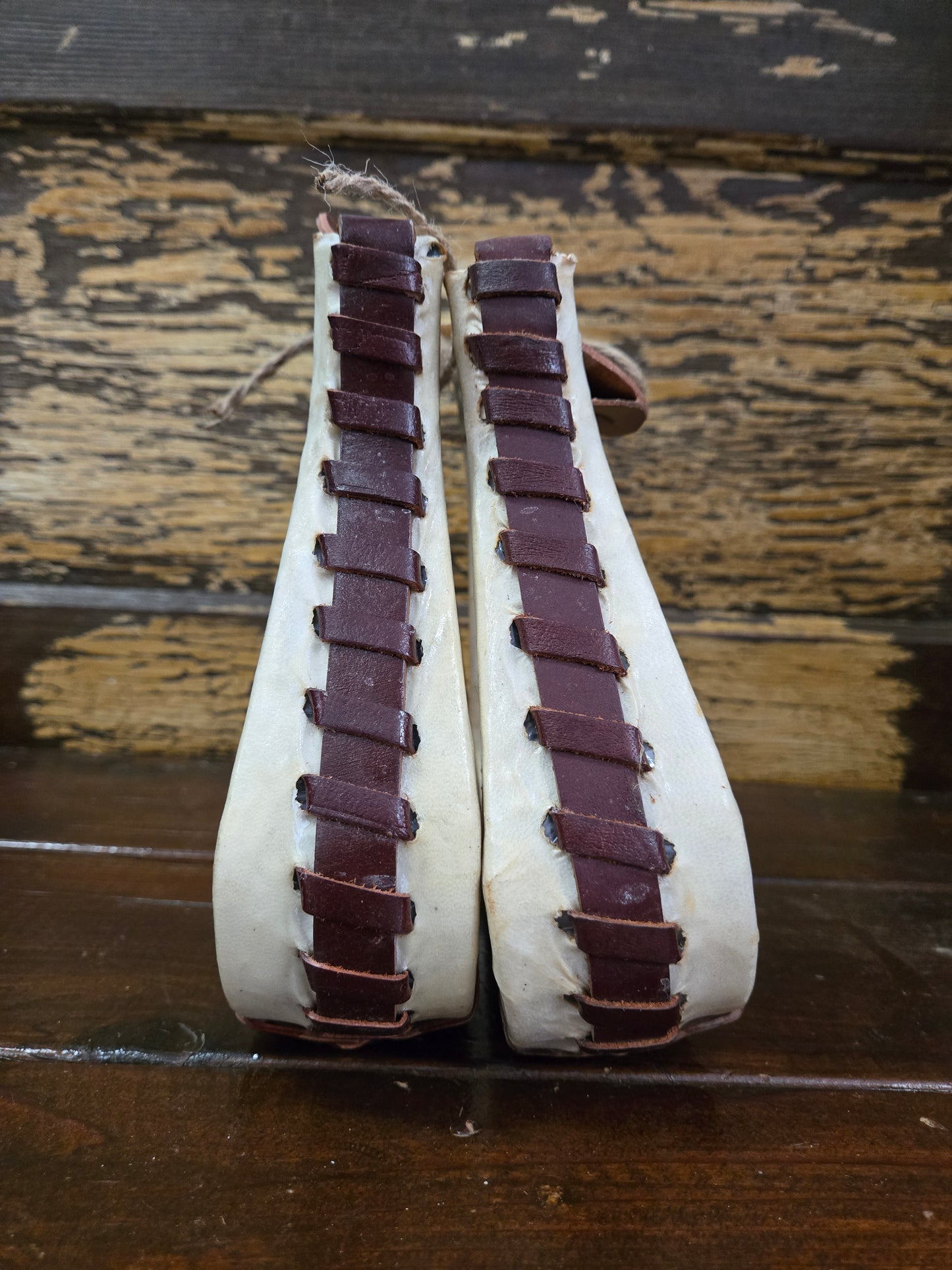 NEW Stirrups- Rawhide Wrapped