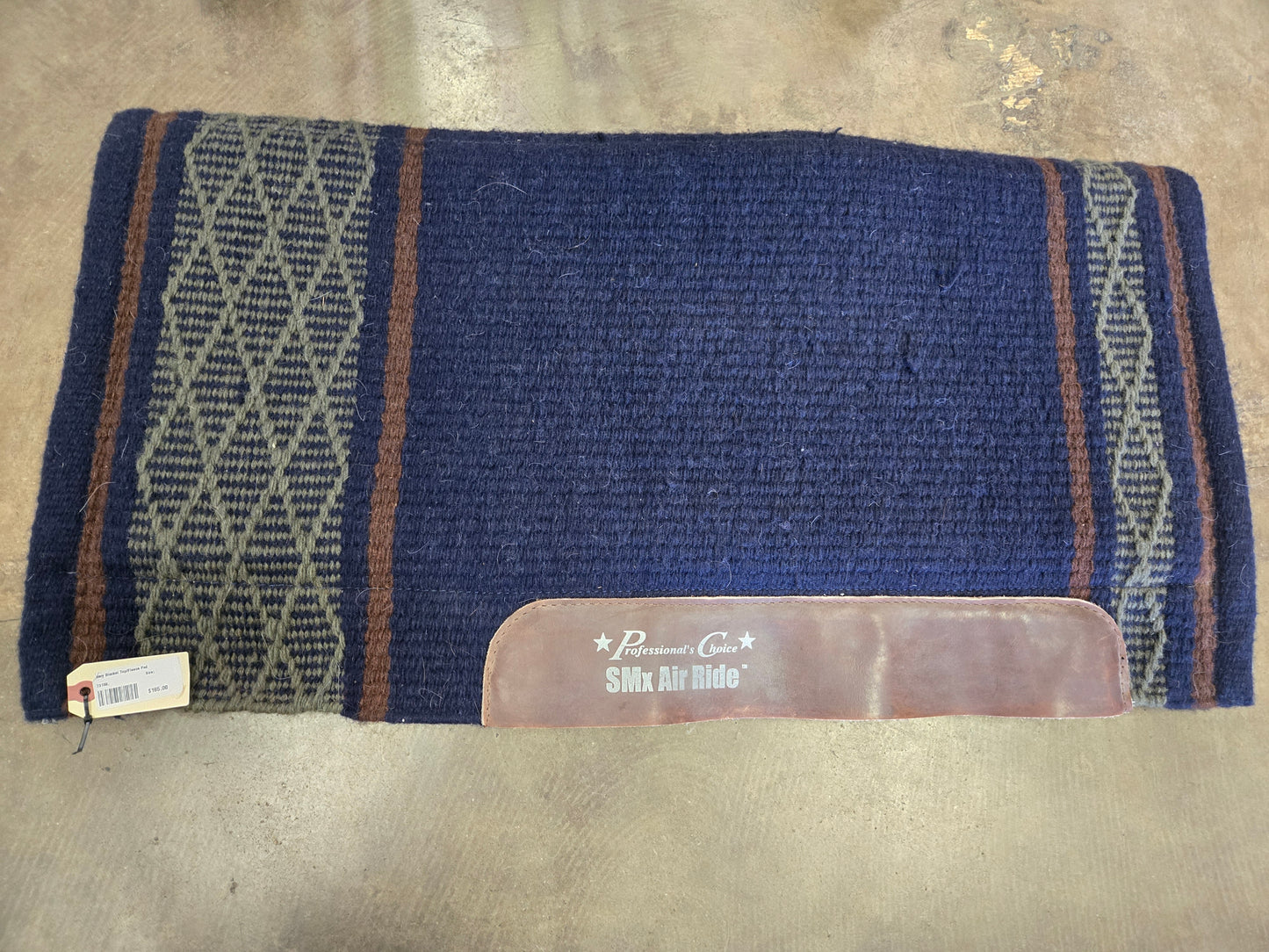 Navy Blanket Top/Fleece Pad