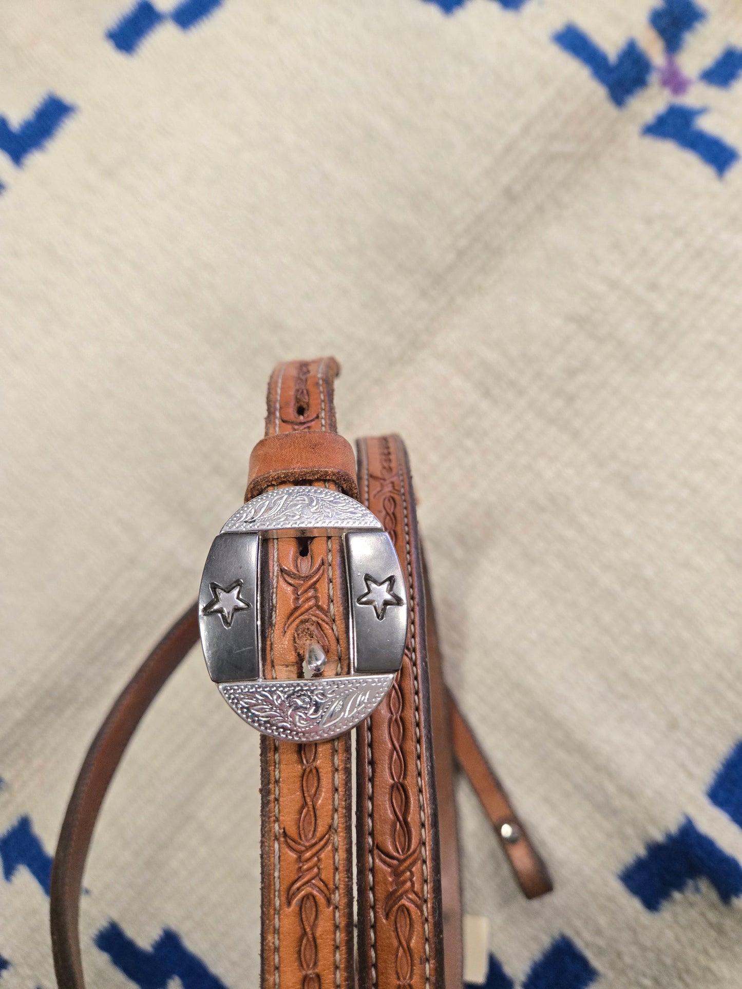 Barb Wire Detail Browband                          Headstall