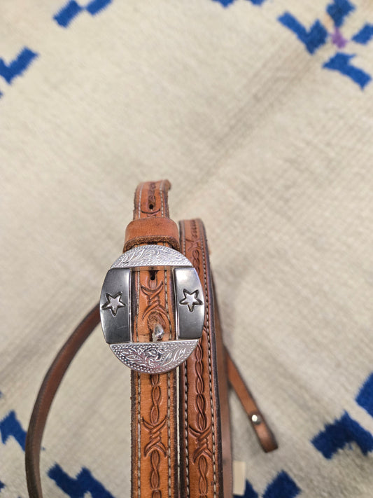 Barb Wire Detail Browband                          Headstall