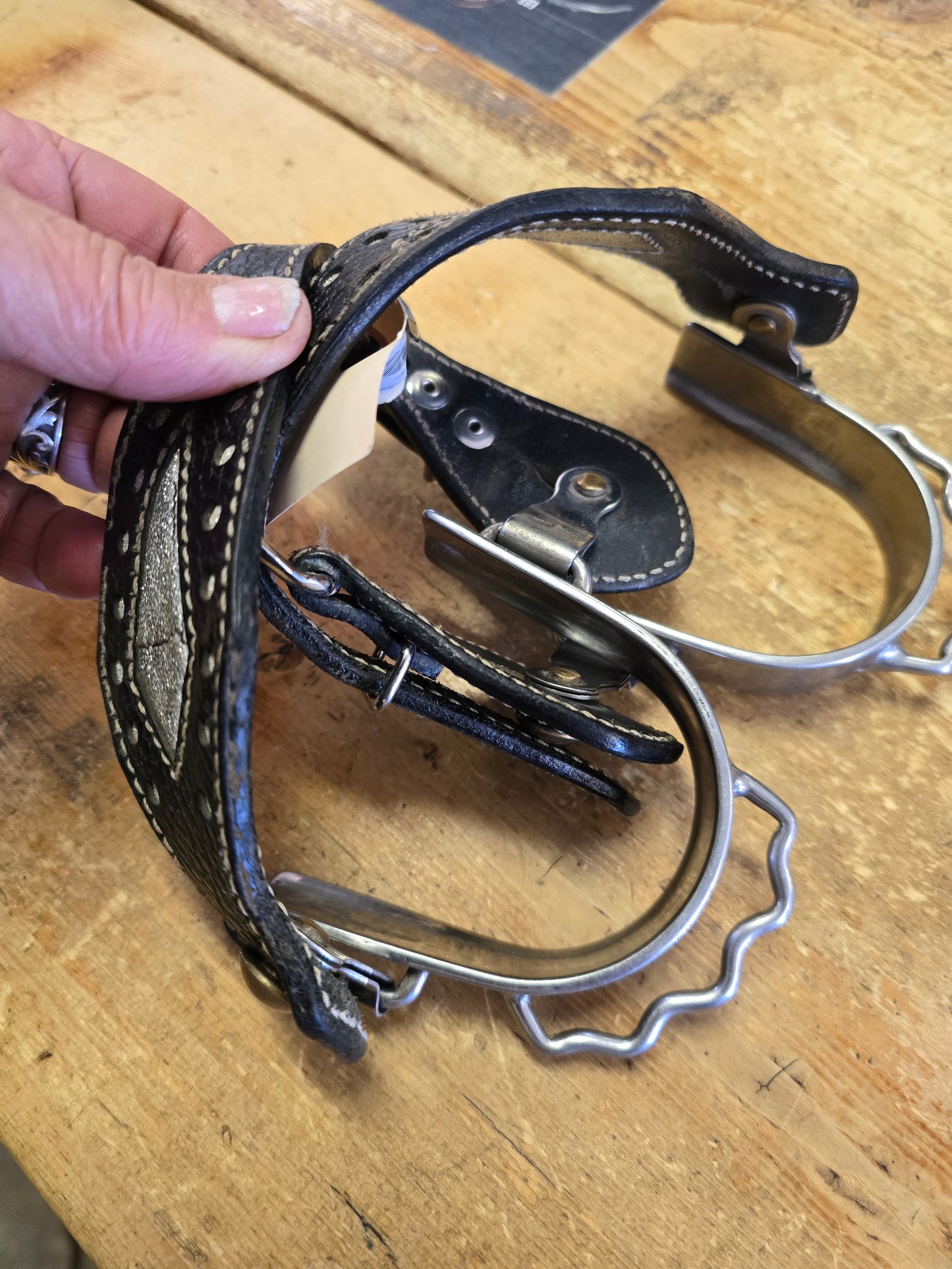 Bumper Spurs w/ Bling Straps