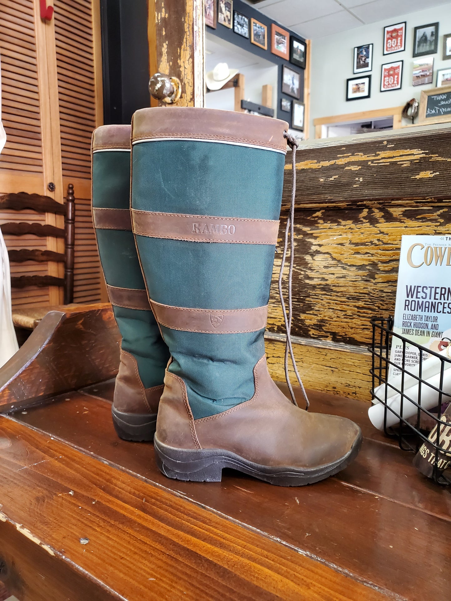 Rambo Tall Boots Green