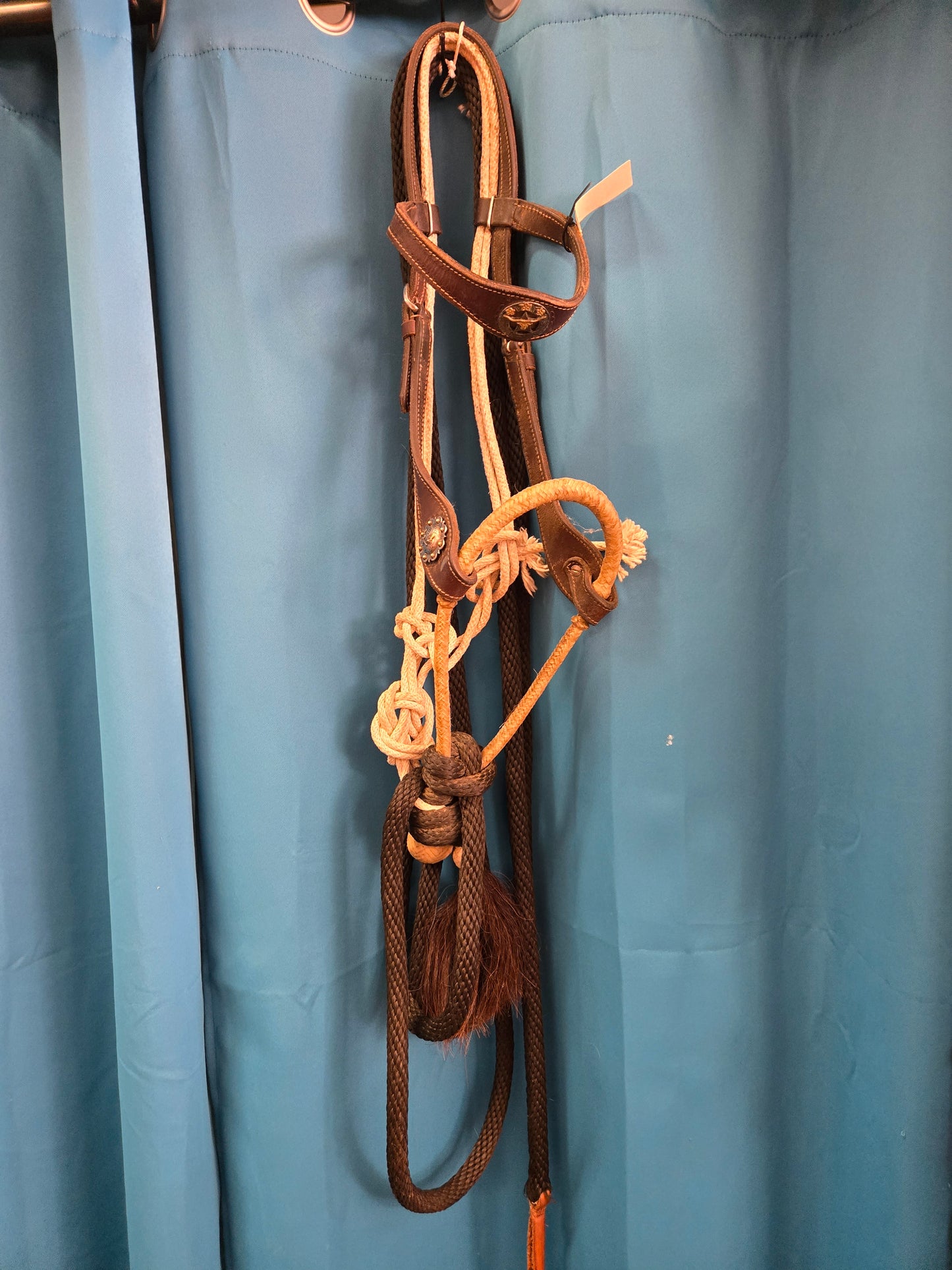1/2 Inch Bosal & Black Mecate