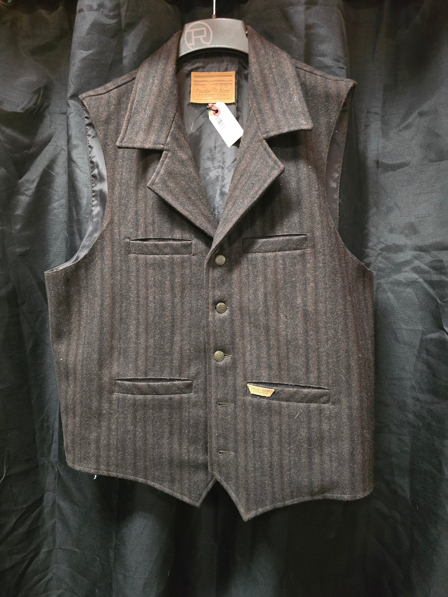 Men's Striped Wool Vest
