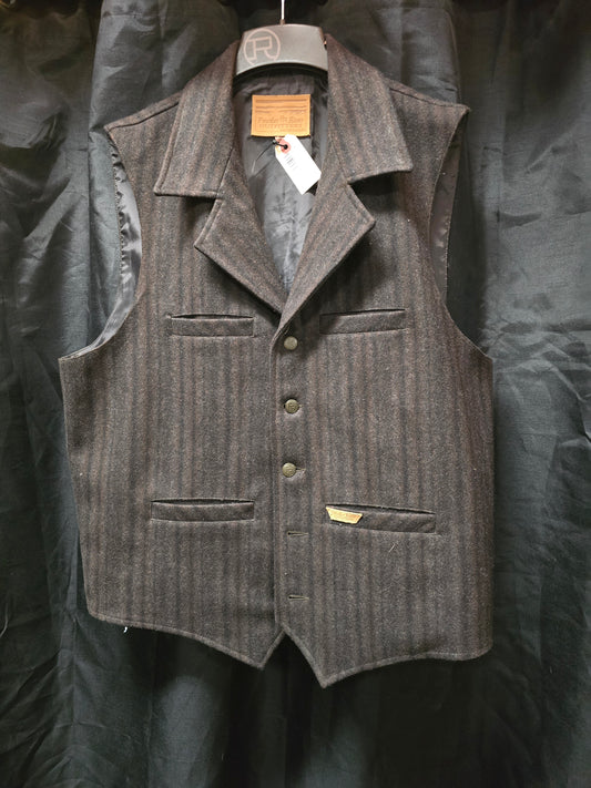 Men's Striped Wool Vest