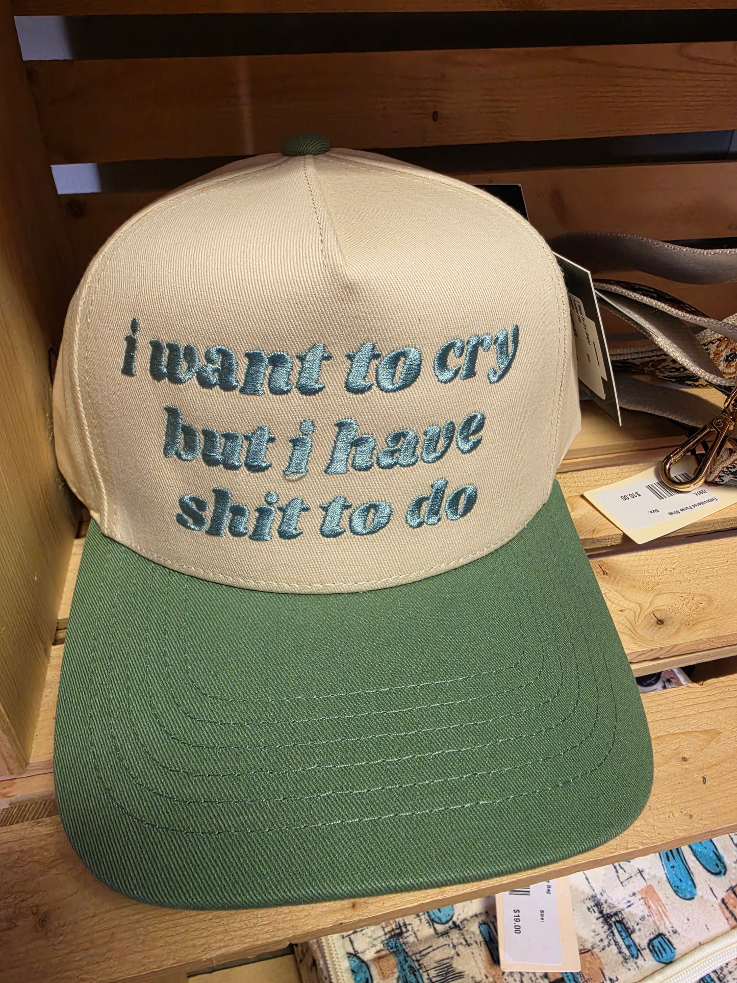 I Want To Cry (Sage)                             Trucker Hat