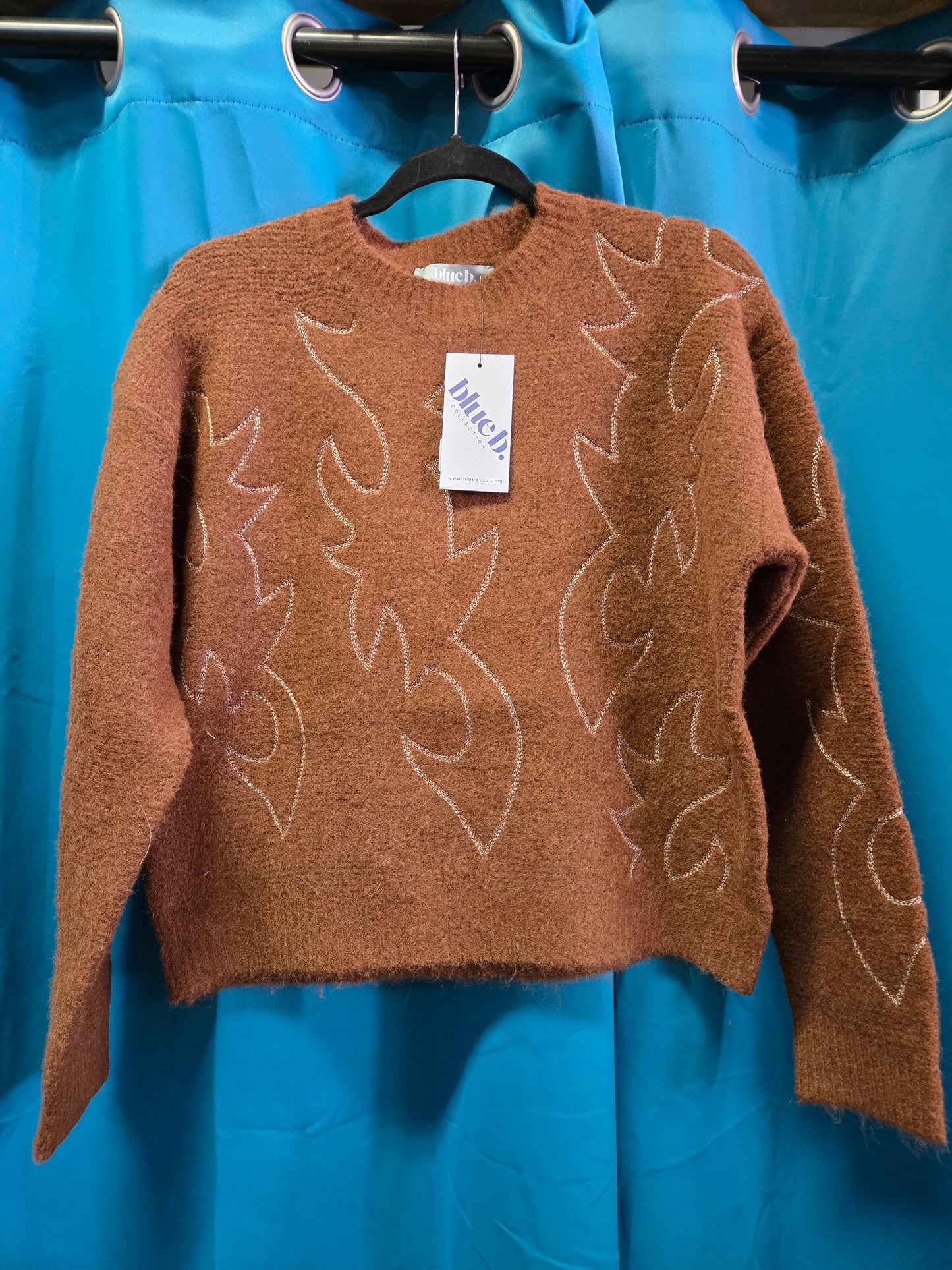 NEW Boot Stitch Crew Sweater