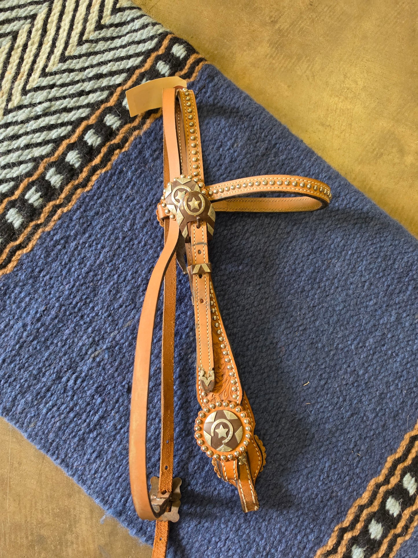 Star Accent Browband Headstall