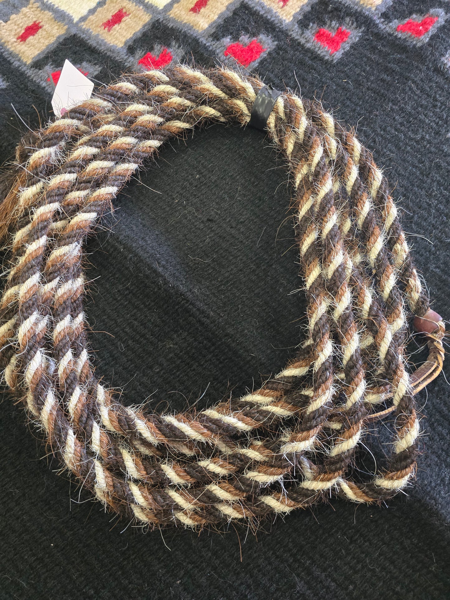 Horse Hair Mecate                 Tri Color-