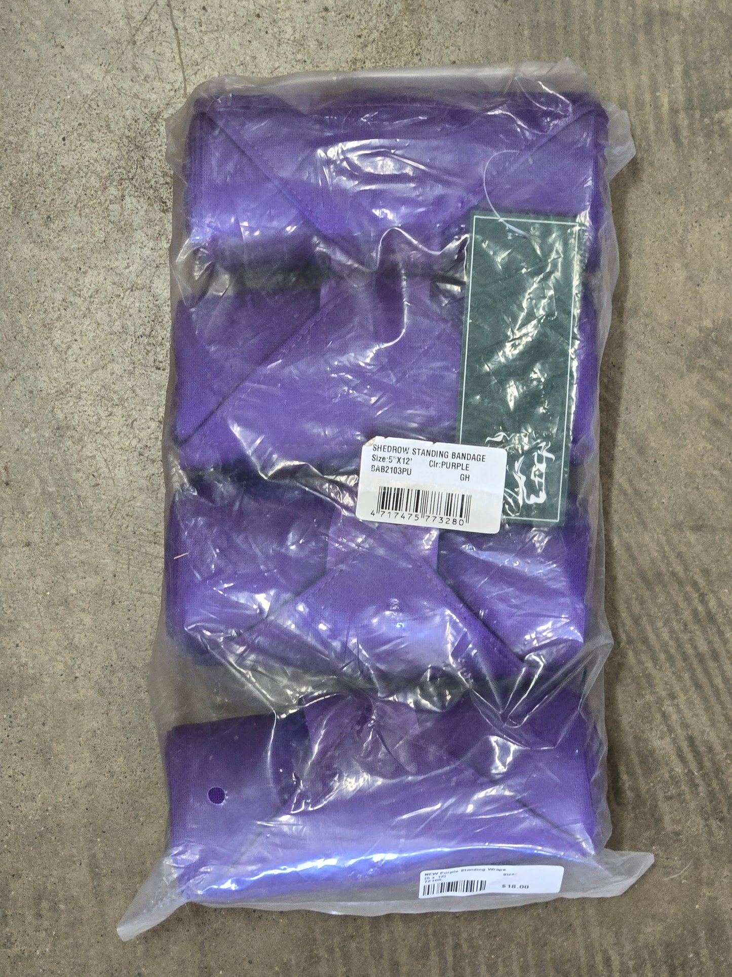 NEW Purple Standing Wraps                        (5 x 12)