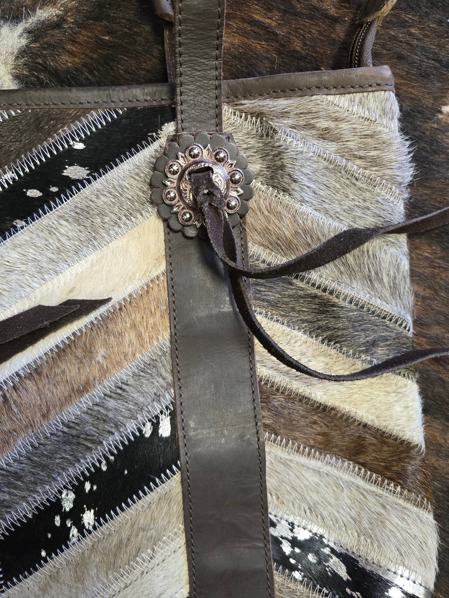 NEW  Purse/ Chevron Hide On