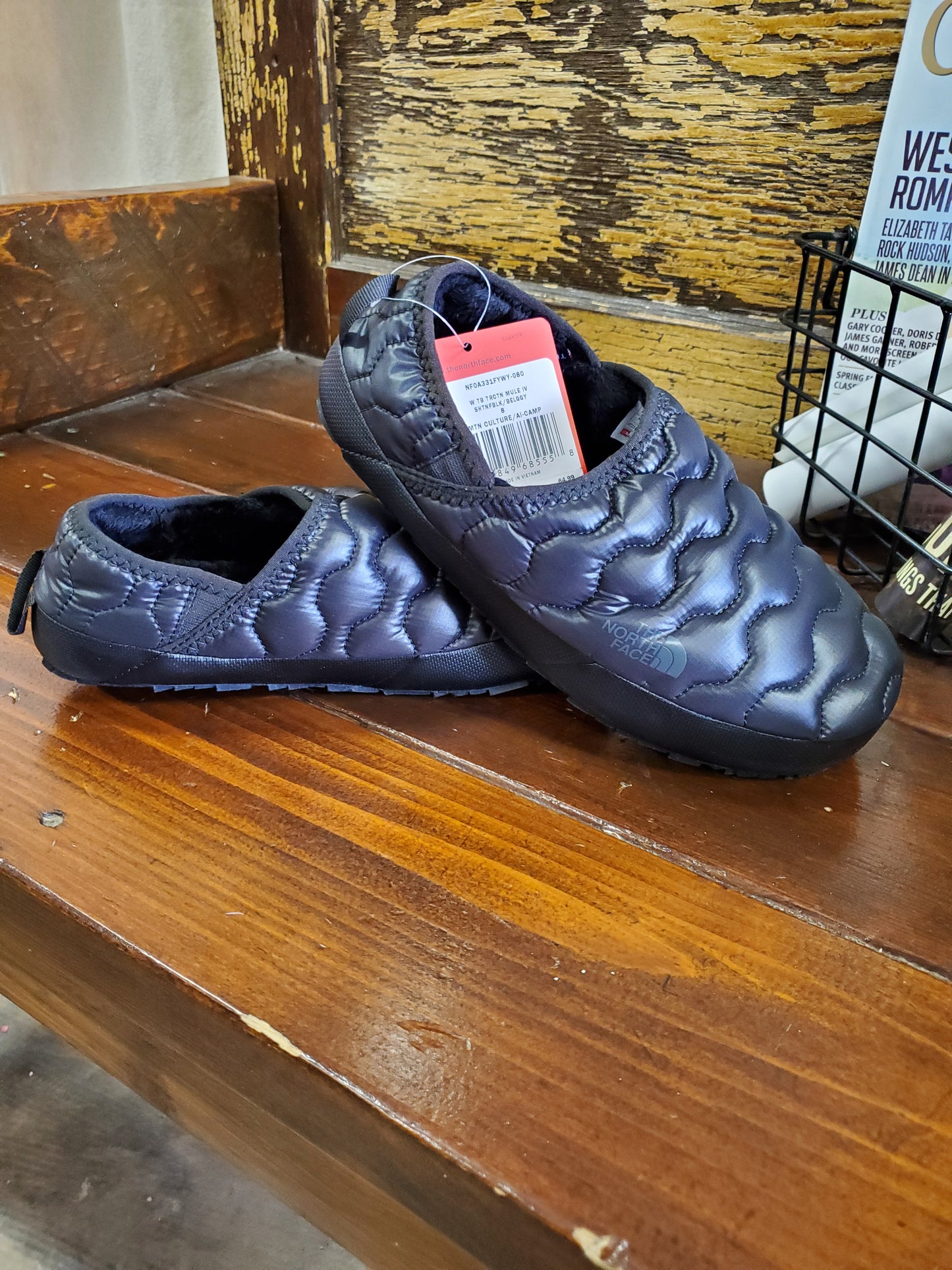 NEW Black Thermoball Traction Mules