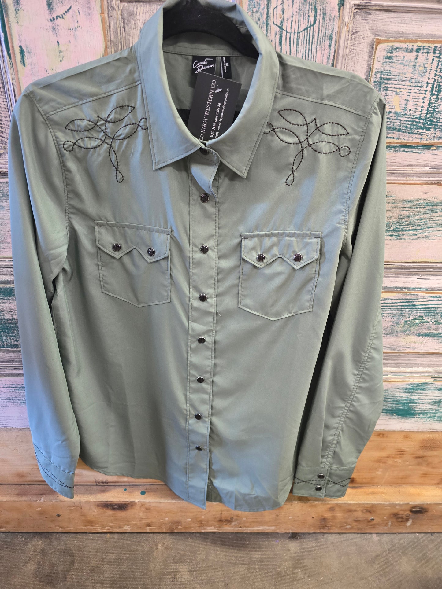 NEW Boot Stitch W/Shirt -Moss