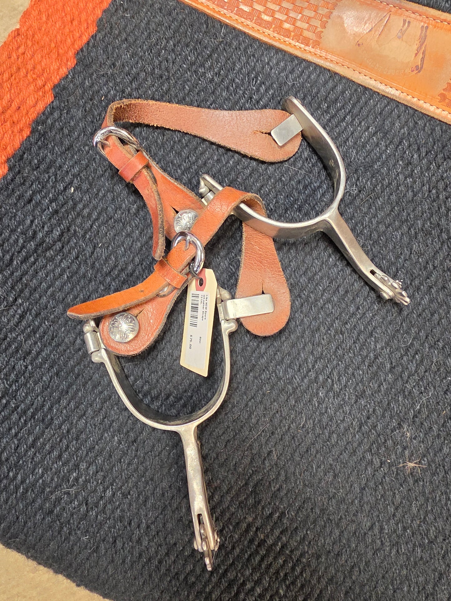 Like NEW Spurs                              w/Leather Straps