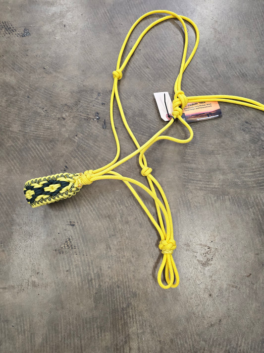Yellow Rope Halter/Noseband