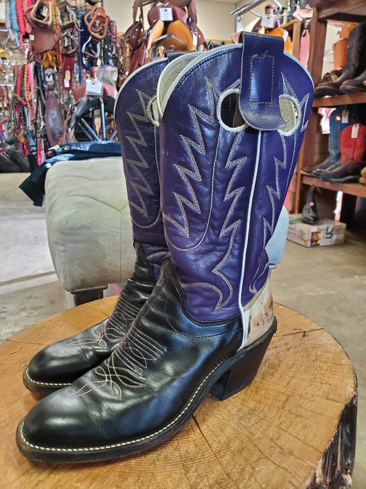 Ladies Olathe Boots- Purple Tops