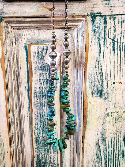 Turquoise / Aztec Pearl Necklace