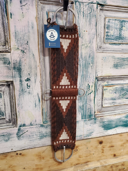 Brown/Rust Straight Mohair Cinch
