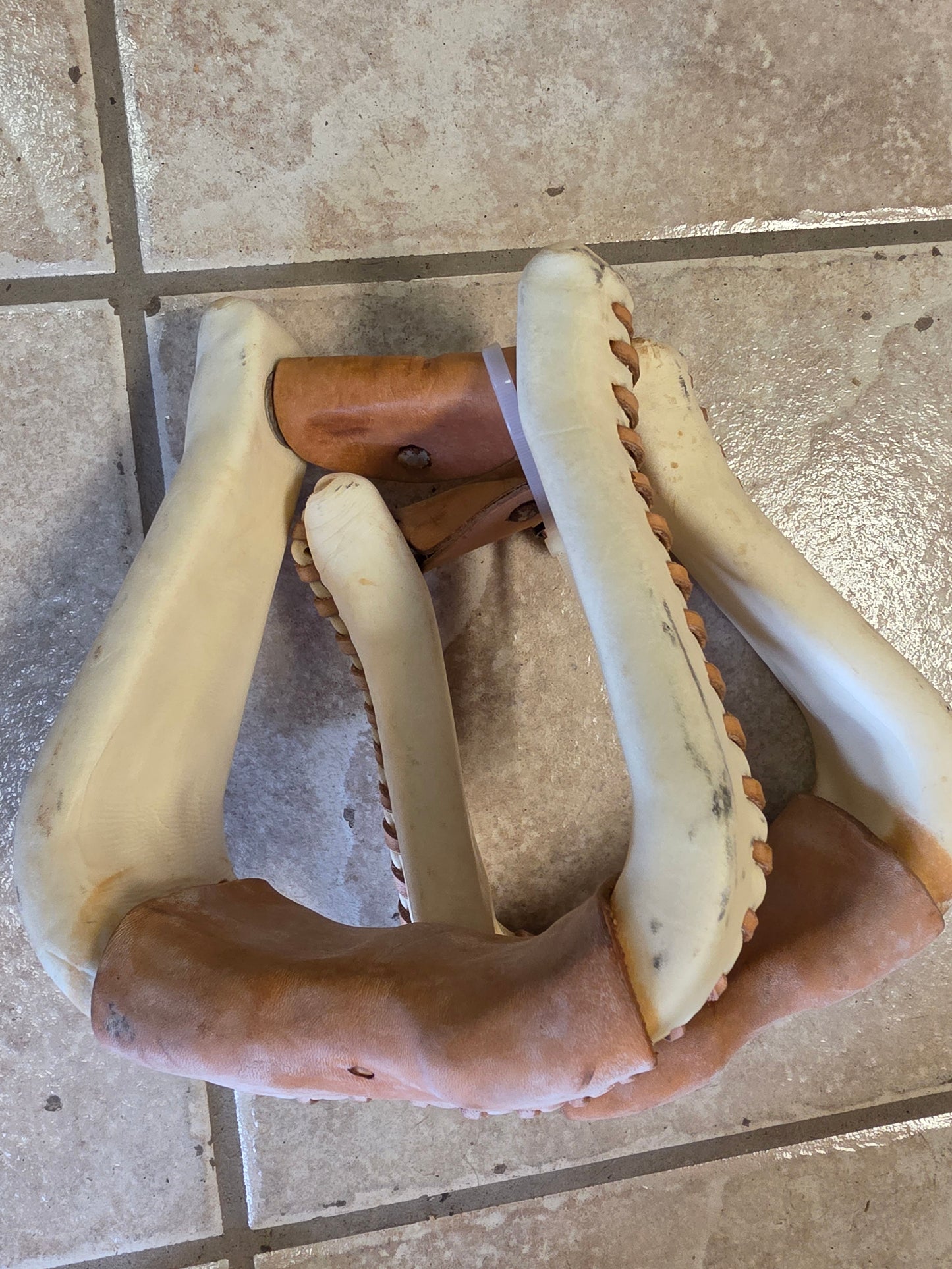 Rawhide Wrapped  Stirrups-New