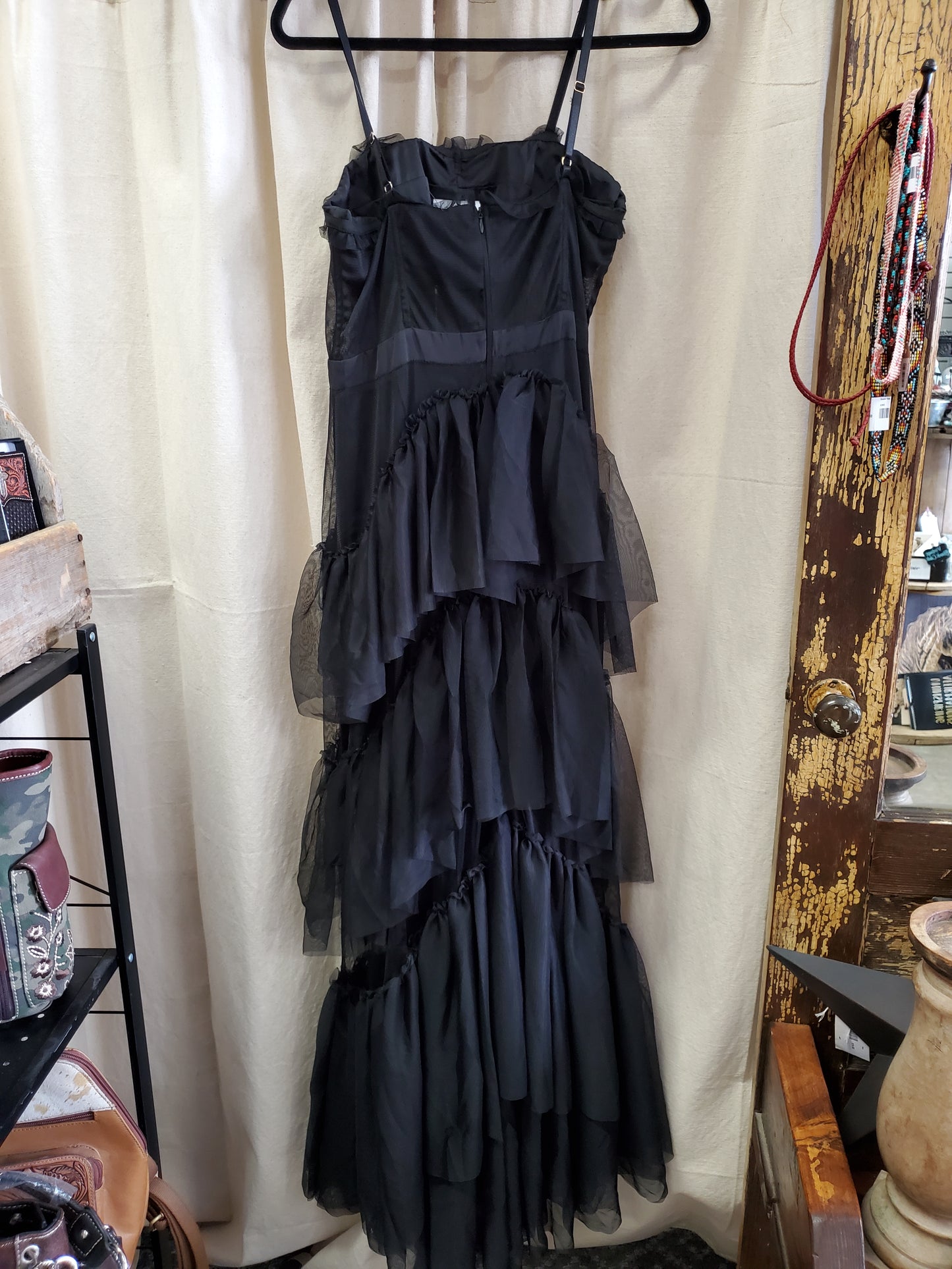 Black Long Dress/ Saloon Girl