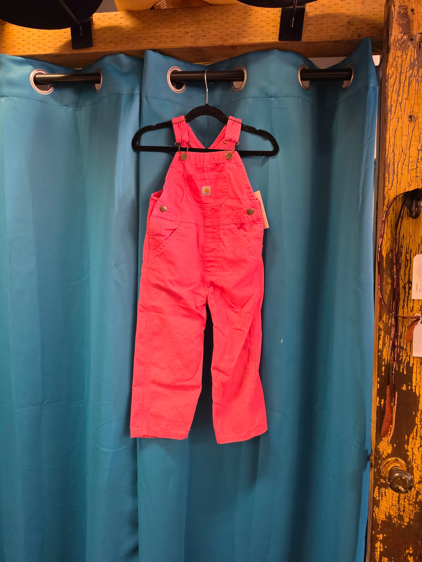 Girls Pink Carhartt Overalls