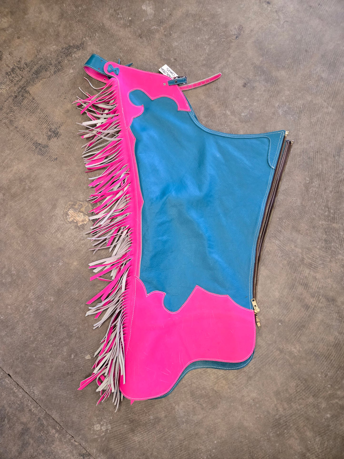 Pink/Teal Ladies Chaps