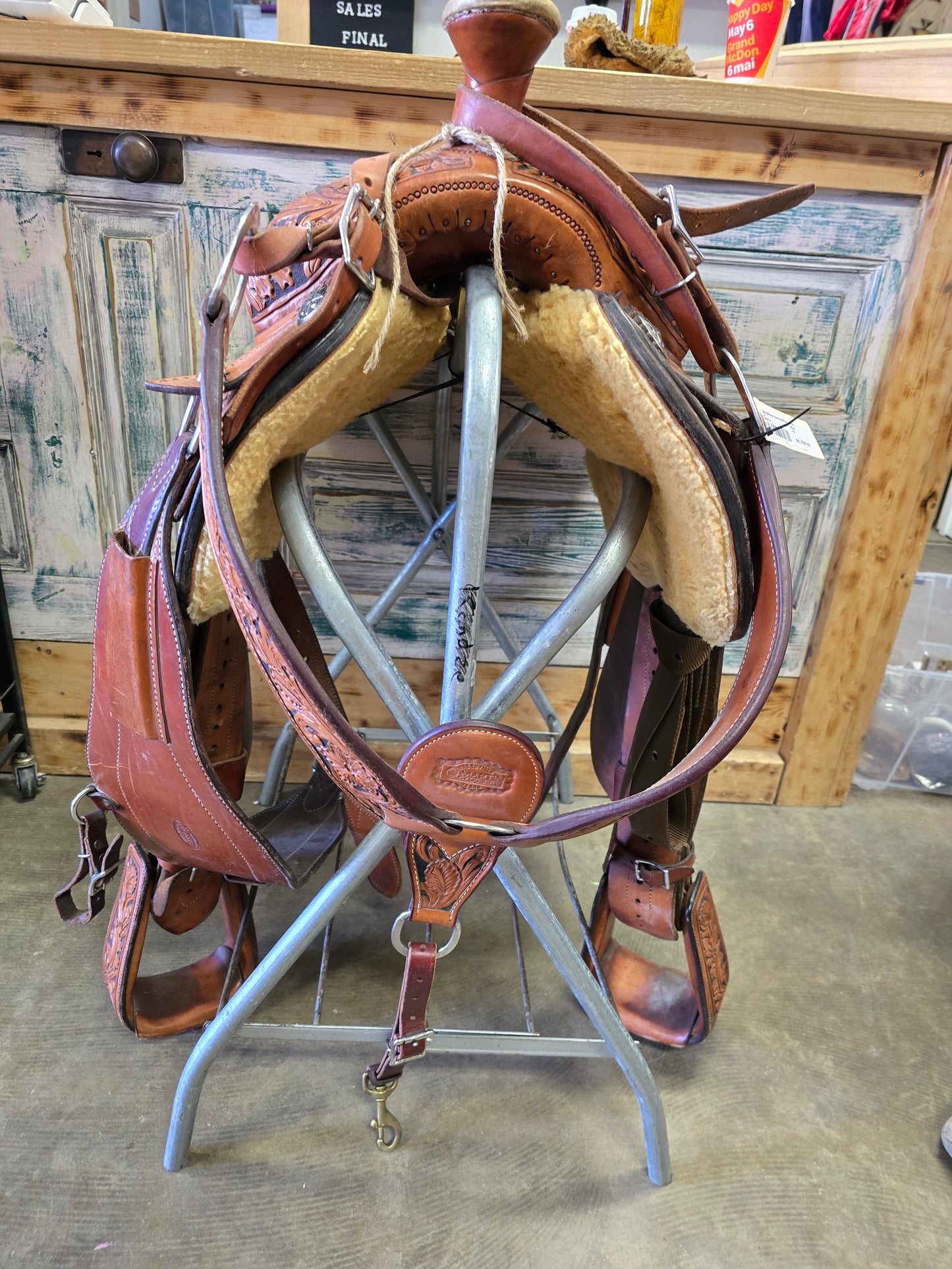 Dale Martin Cuistom Rope Saddle