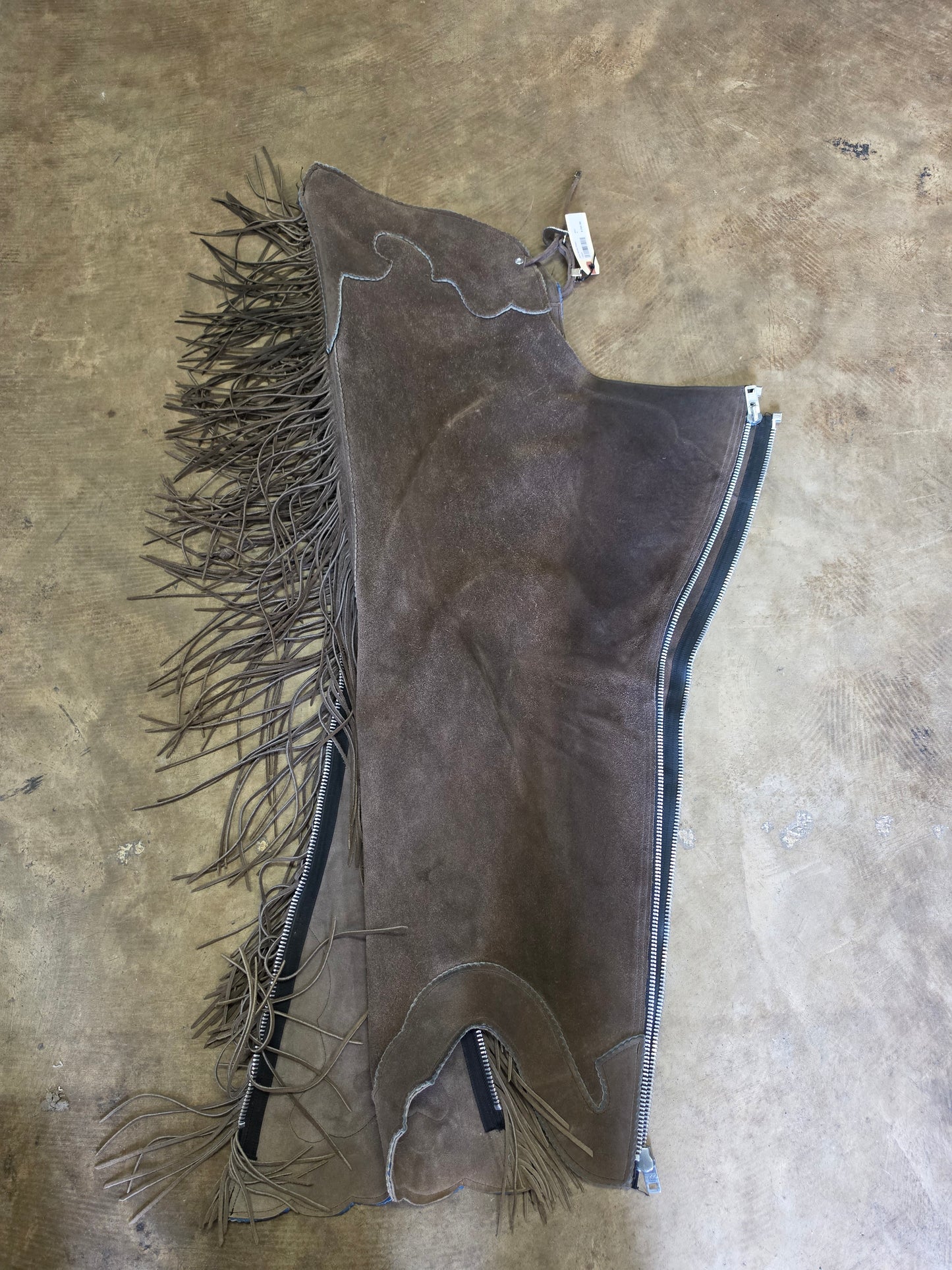 Grey Suede Chaps