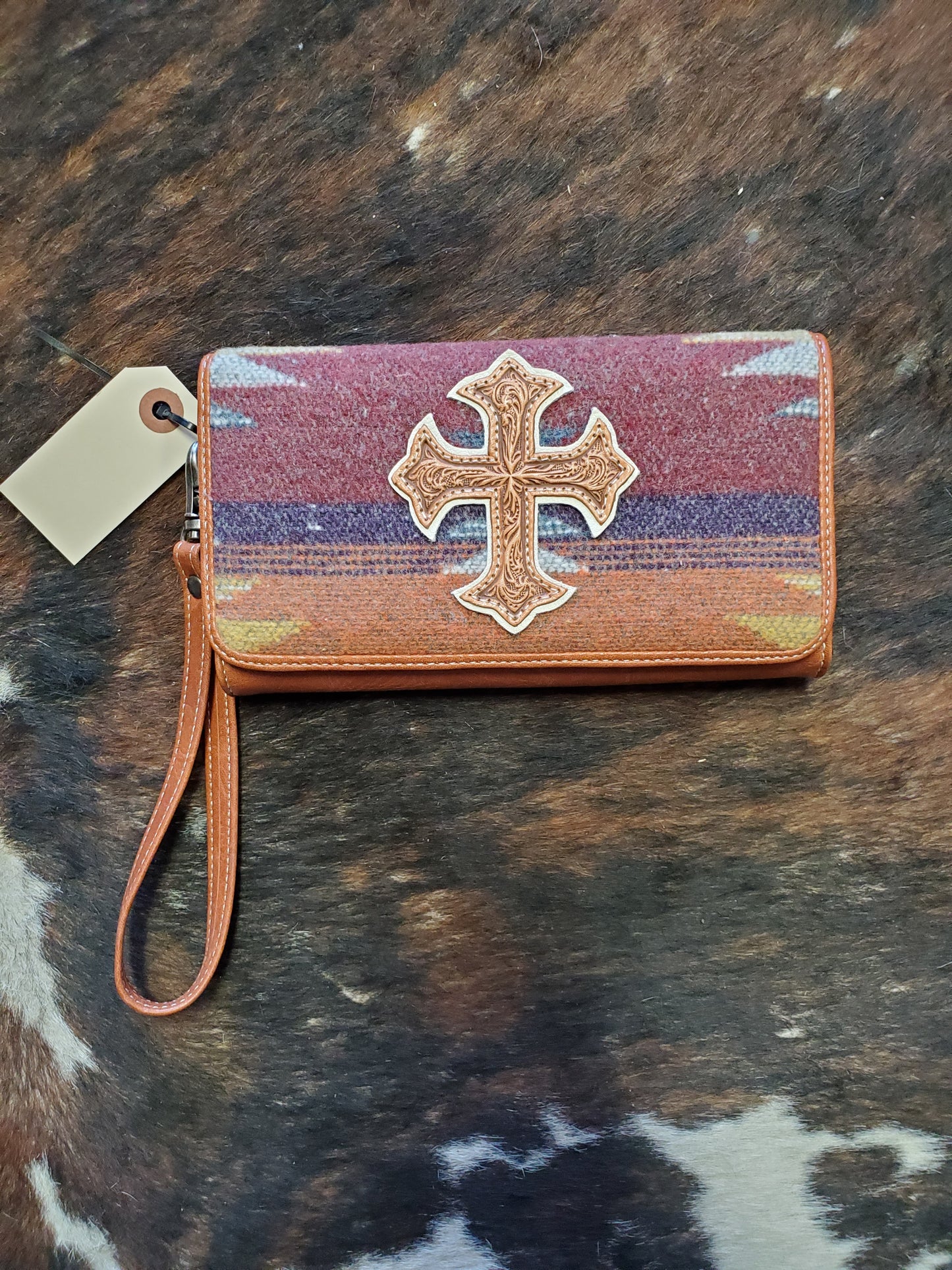 NEW Ladies Wallet Blanket & Cross