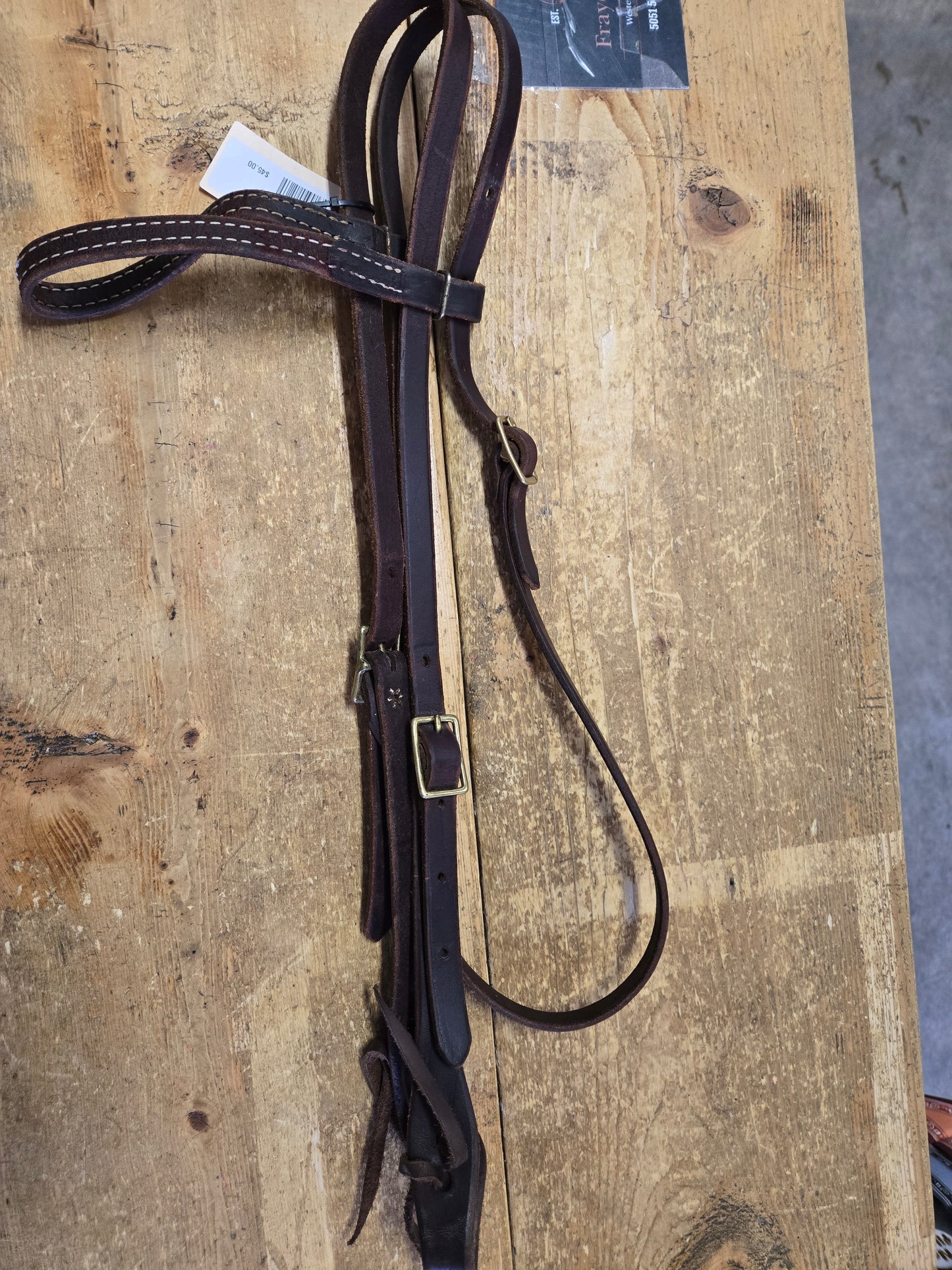 Working Headstall Brass Buckles