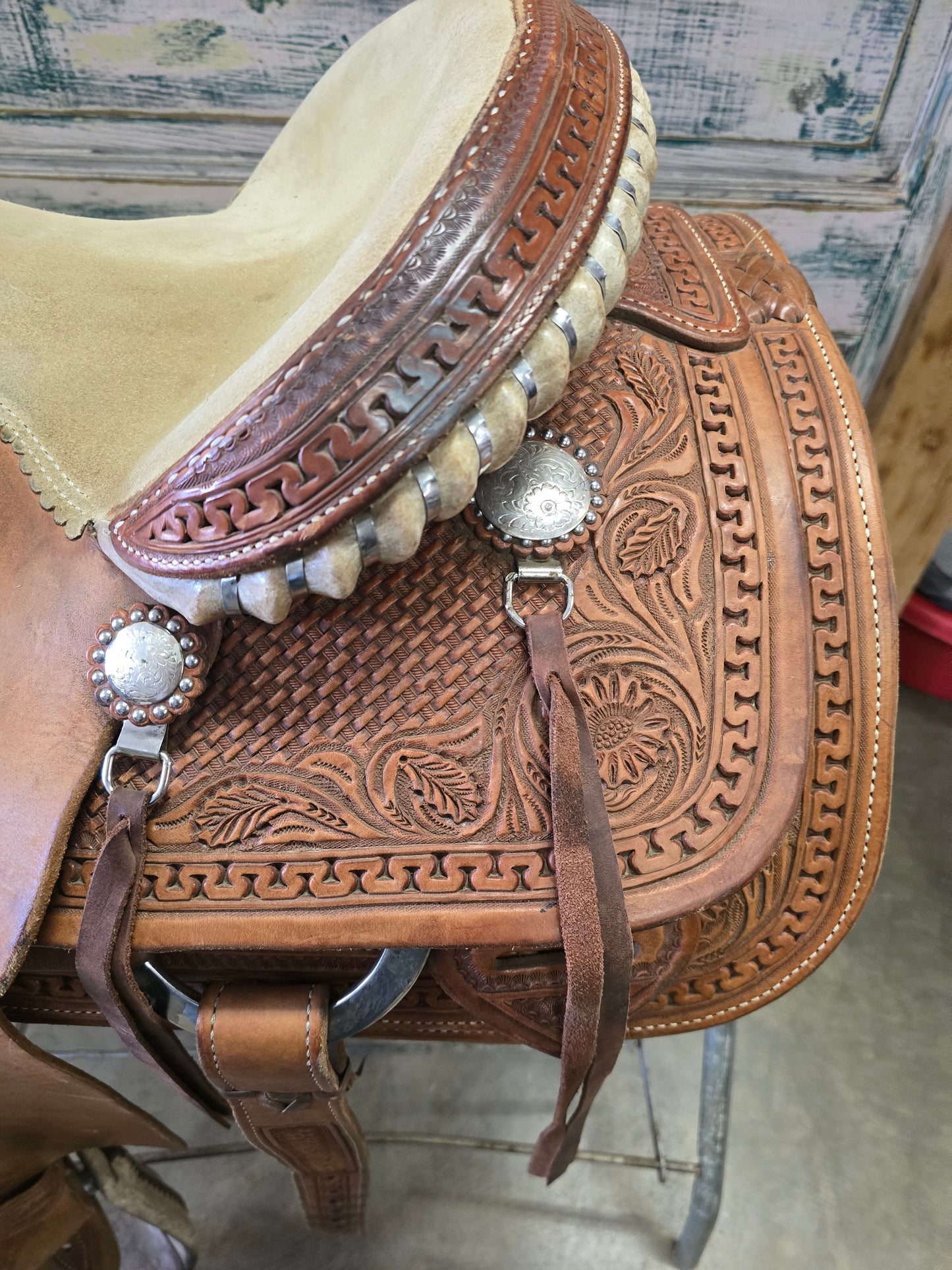 Teskey's 14 Inch Rope Saddle