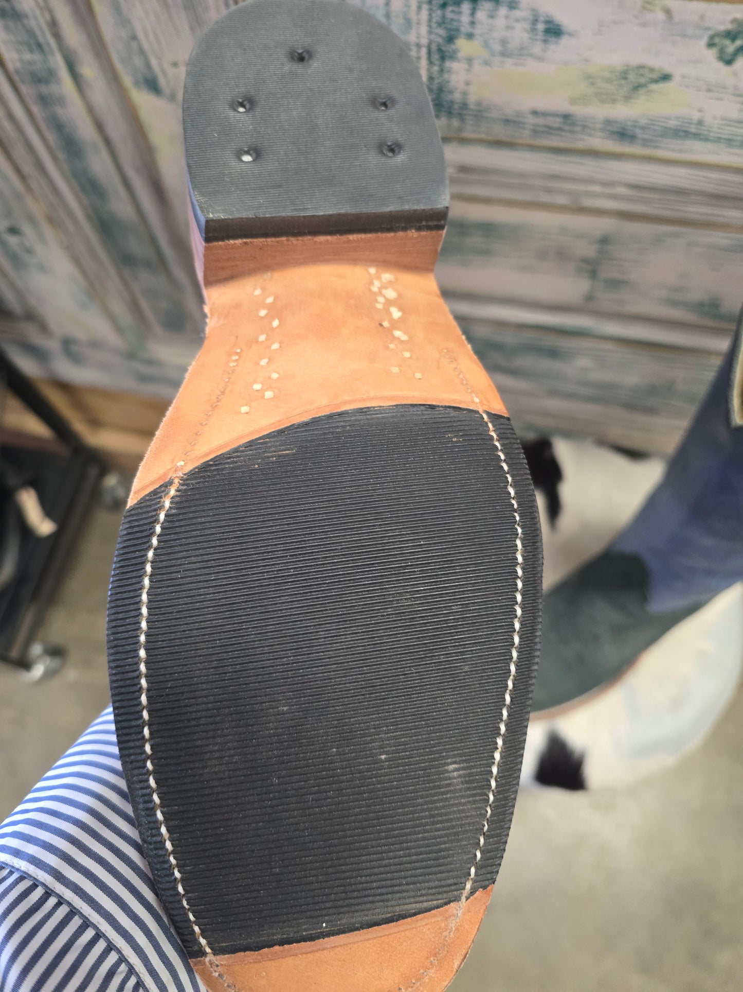 NEW Blue Topped Elephant Vamp                          Boots
