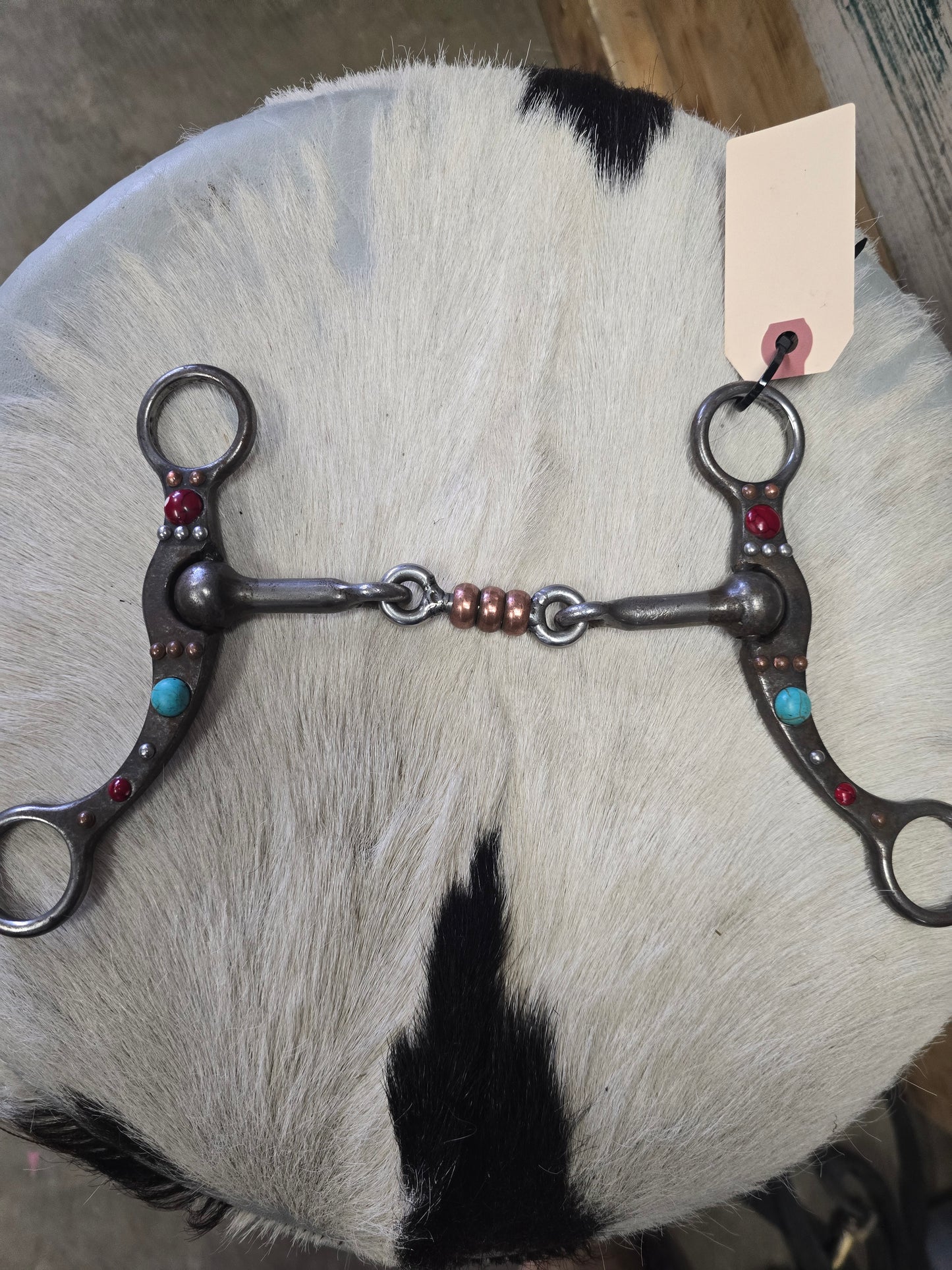 3Pc, Shanked Snaffle-Colored Dots