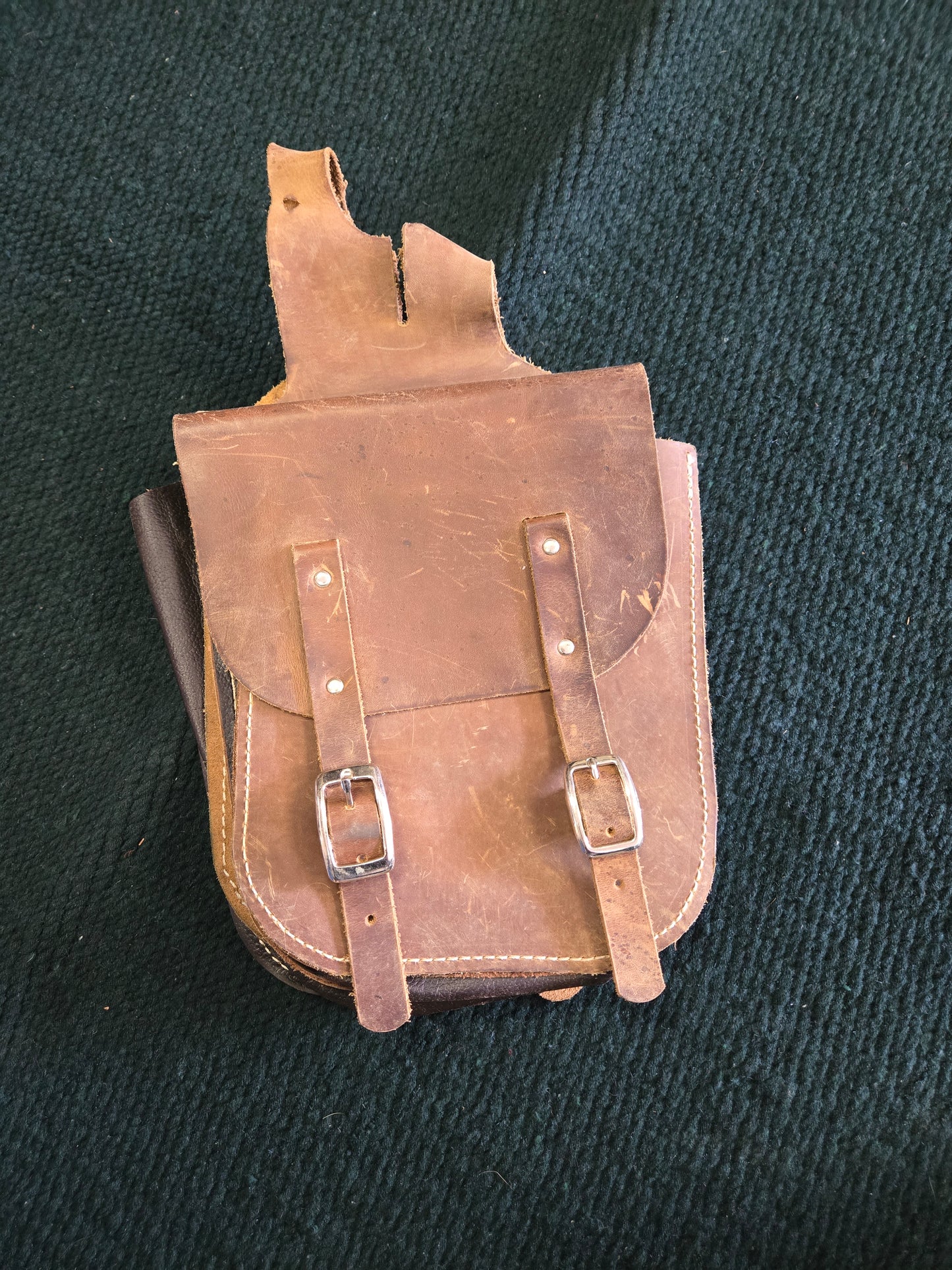 Leather Horn Bag