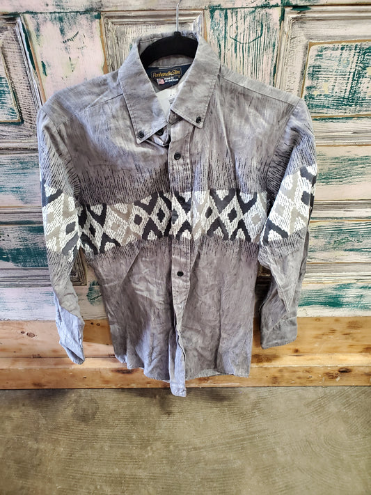 Grey Panel Shirt