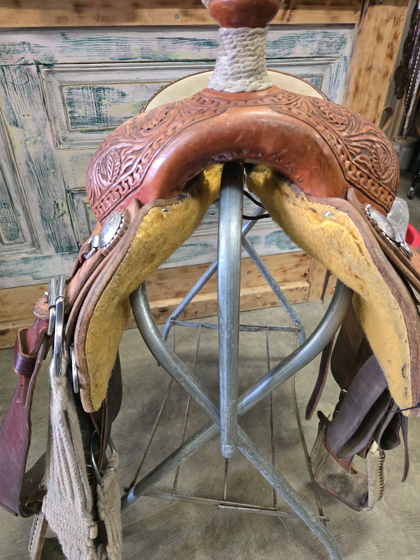 Teskey's 14 Inch Rope Saddle