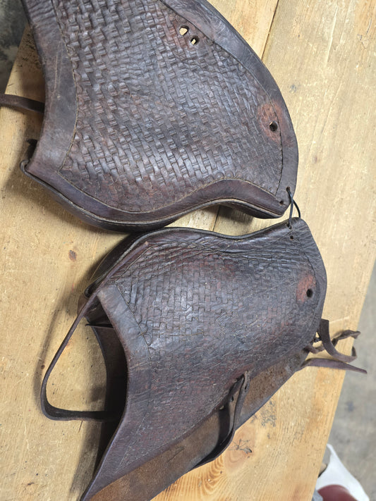 Leather Tapederos/ No Stirrups