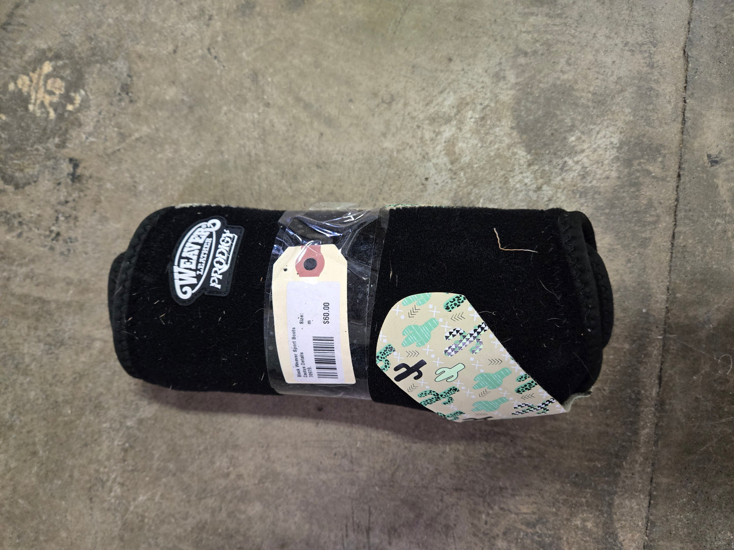 Black Weaver Sport Boots                      Cactus Details